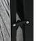 Household Essentials 34" Black Metal 3-Tier Foldable Utility Rack